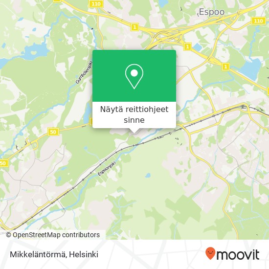 Mikkeläntörmä kartta