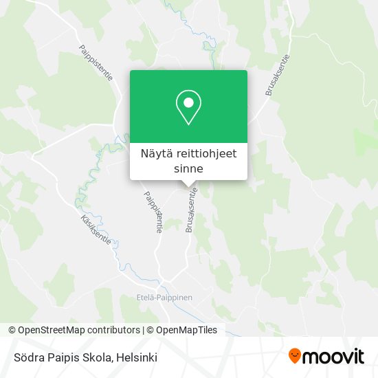 Södra Paipis Skola kartta