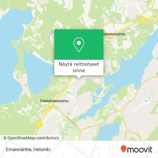 Emännäntie kartta