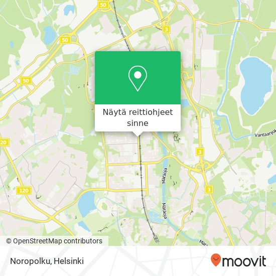 Noropolku kartta