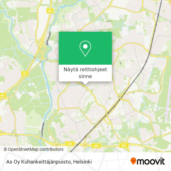 As Oy Kuhankeittäjänpuisto kartta