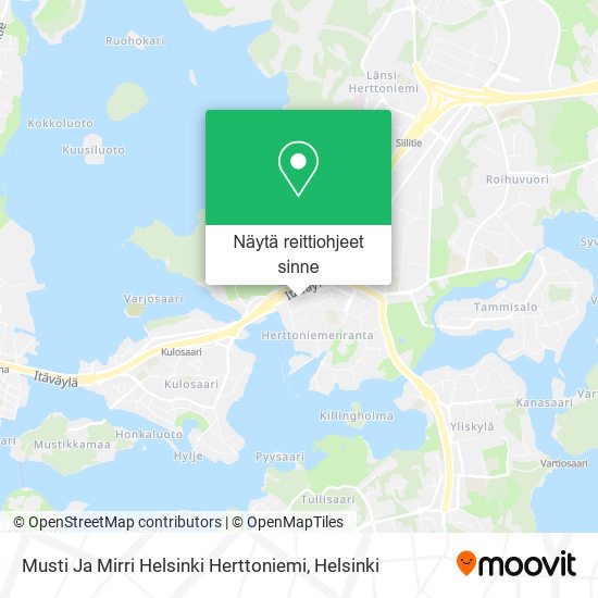 Musti Ja Mirri Helsinki Herttoniemi kartta