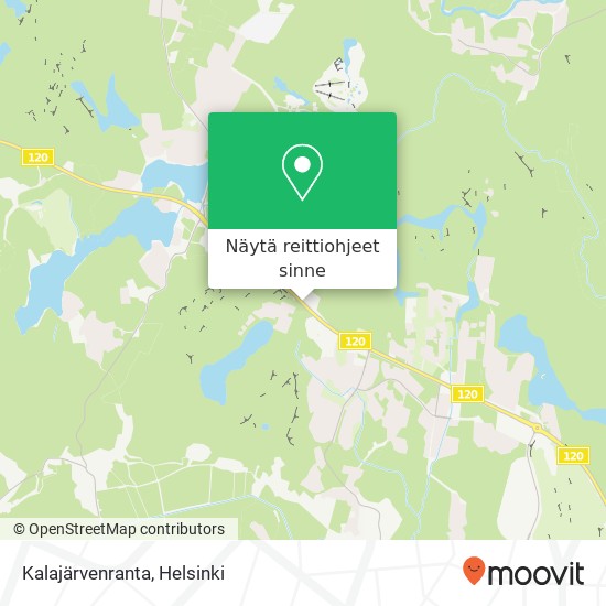 Kalajärvenranta kartta