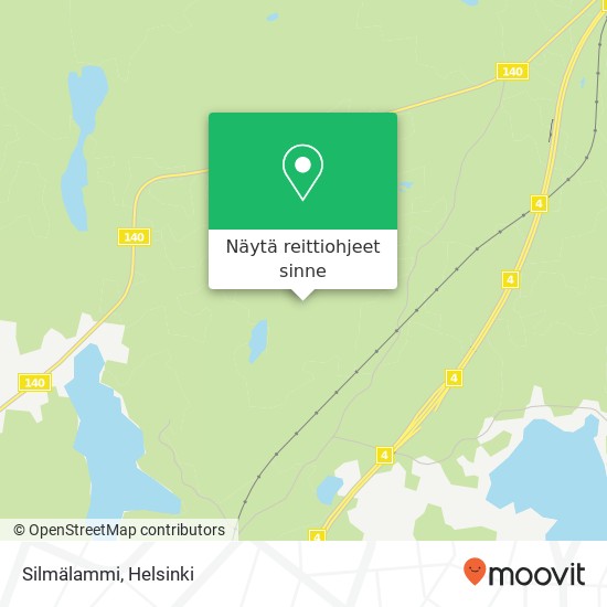 Silmälammi kartta