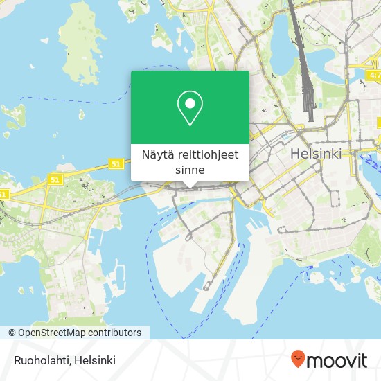 Ruoholahti kartta