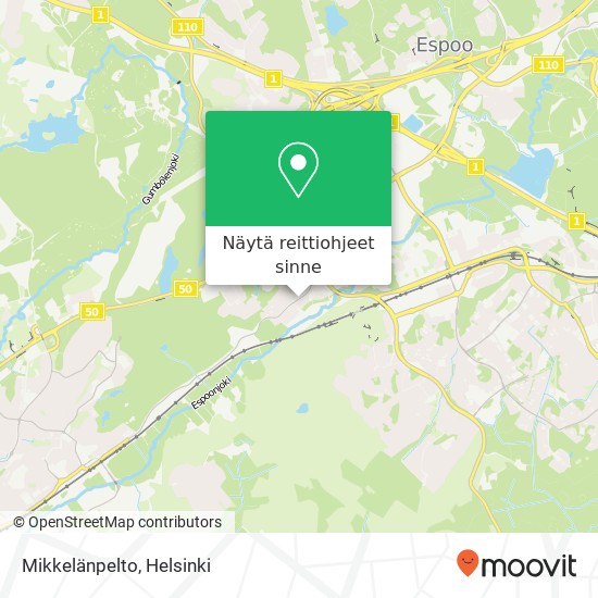 Mikkelänpelto kartta