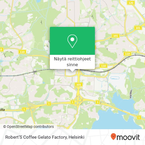 Robert’S Coffee Gelato Factory kartta