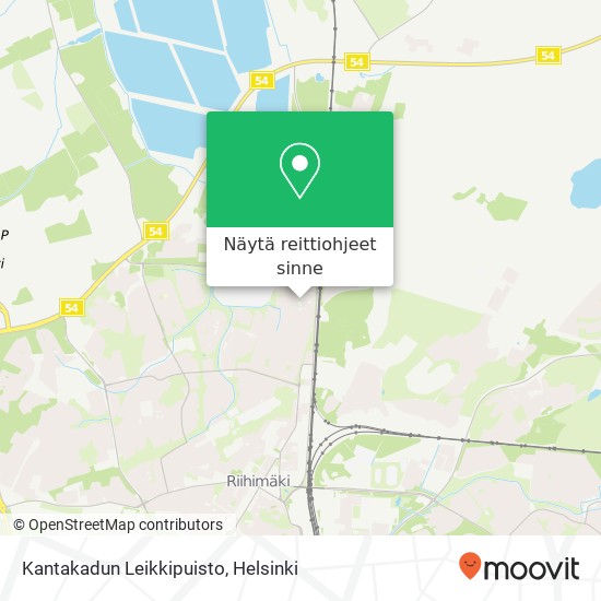 Kantakadun Leikkipuisto kartta