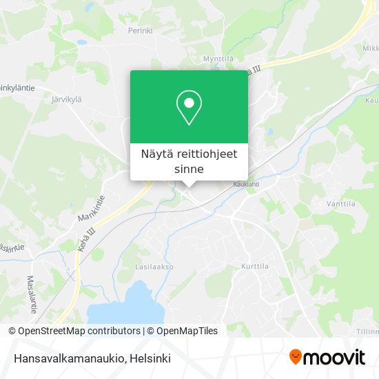 Hansavalkamanaukio kartta