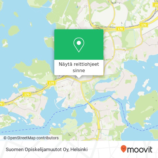 Suomen Opiskelijamuutot Oy kartta