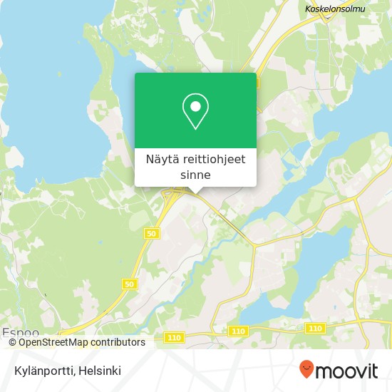 Kylänportti kartta