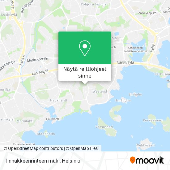 linnakkeenrinteen mäki kartta