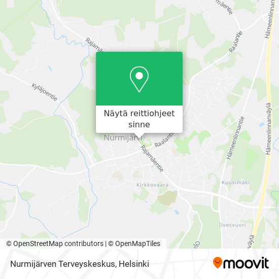 Nurmijärven Terveyskeskus kartta