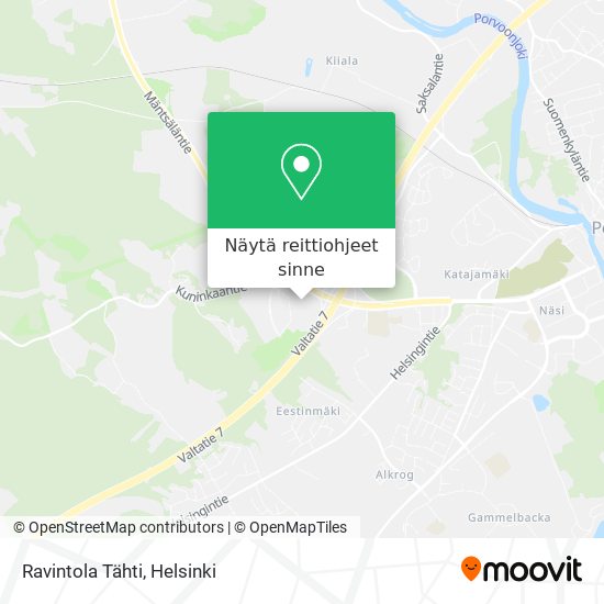 Ravintola Tähti kartta