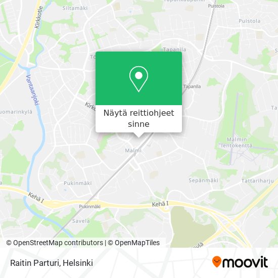 Raitin Parturi kartta