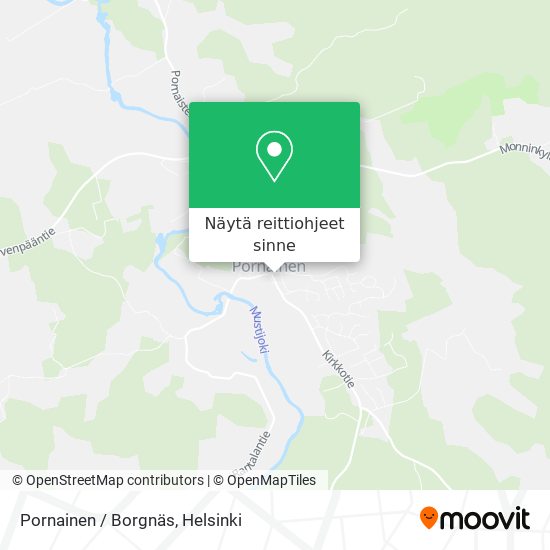 Pornainen / Borgnäs kartta