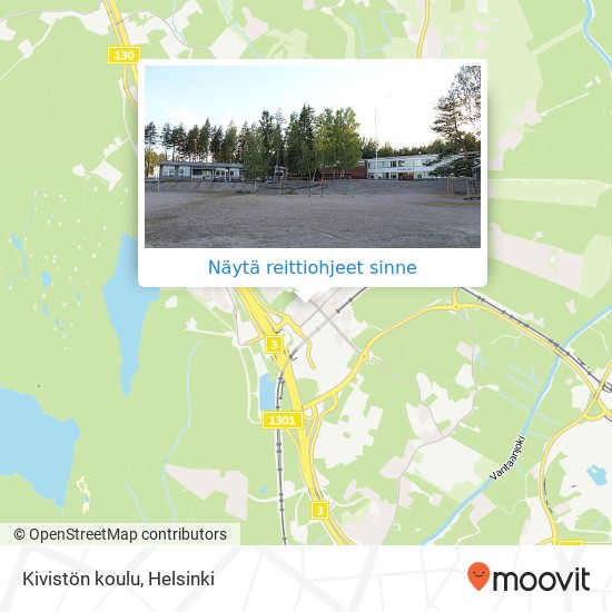 Kivistön koulu kartta