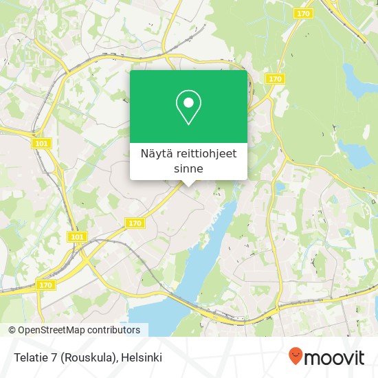 Telatie 7 (Rouskula) kartta