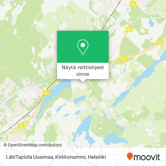 LähiTapiola Uusimaa, Kirkkonummi kartta