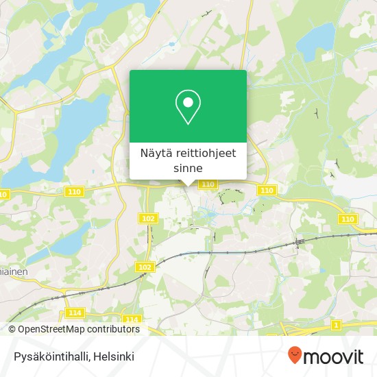 Pysäköintihalli kartta