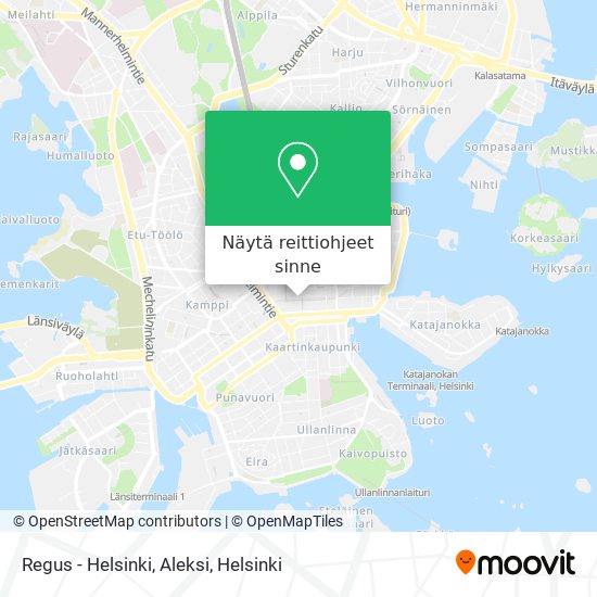 Regus - Helsinki, Aleksi kartta