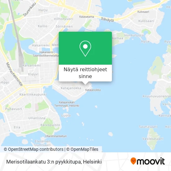 Merisotilaankatu 3:n pyykkitupa kartta