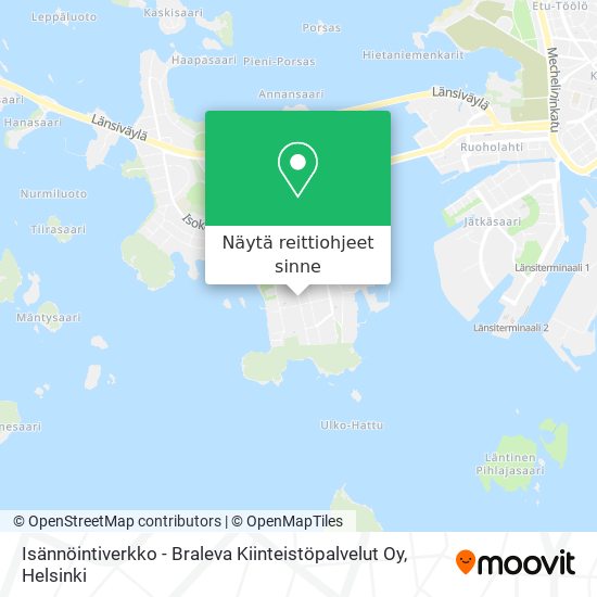 Isännöintiverkko - Braleva Kiinteistöpalvelut Oy kartta