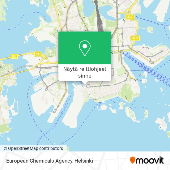 European Chemicals Agency kartta