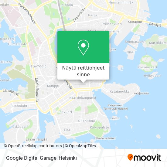 Google Digital Garage kartta