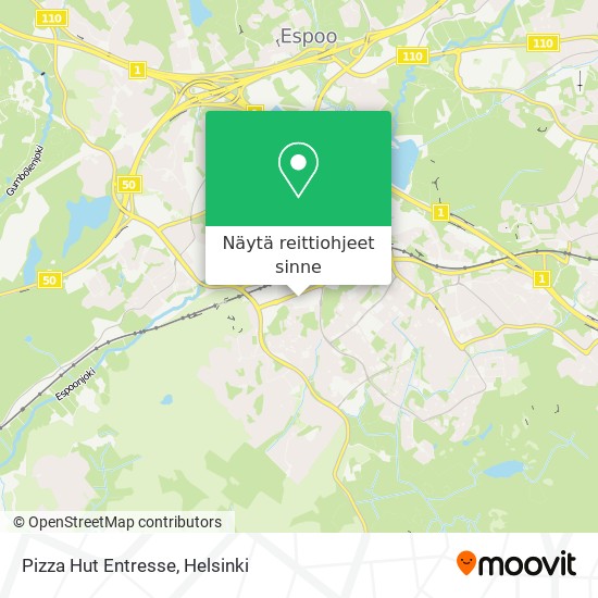 Pizza Hut Entresse kartta