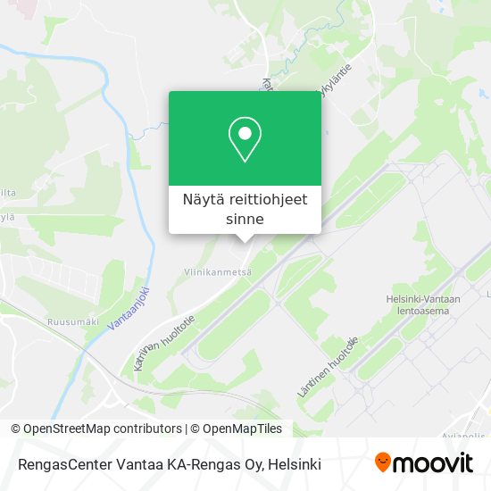 RengasCenter Vantaa KA-Rengas Oy kartta