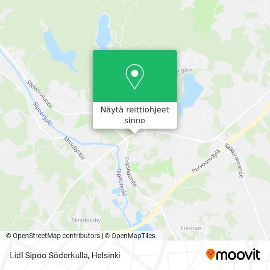 Lidl Sipoo Söderkulla kartta