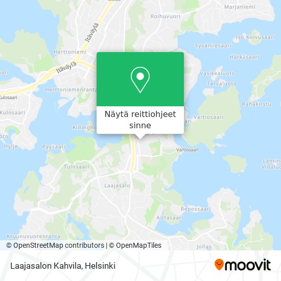 Laajasalon Kahvila kartta