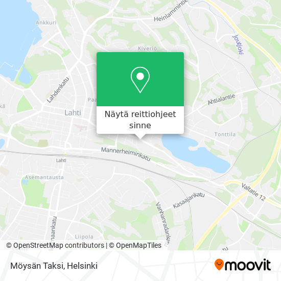 Möysän Taksi kartta