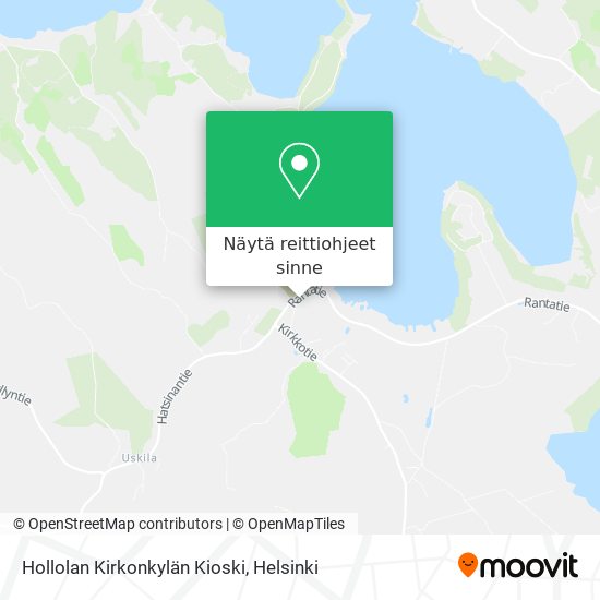 Hollolan Kirkonkylän Kioski kartta