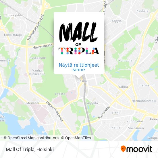 Mall Of Tripla kartta