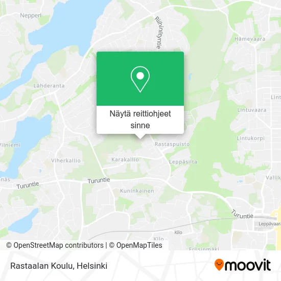 Rastaalan Koulu kartta