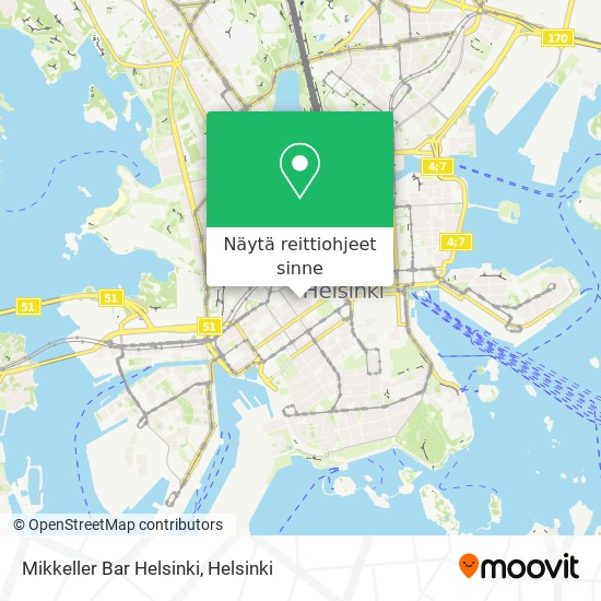 Mikkeller Bar Helsinki kartta