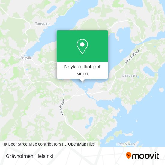 Grävholmen kartta