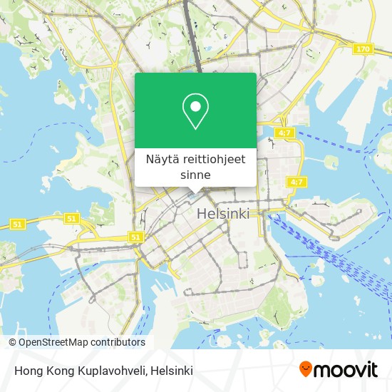 Hong Kong Kuplavohveli kartta