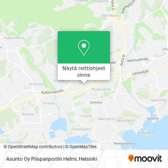 Asunto Oy Piispanportin Helmi kartta