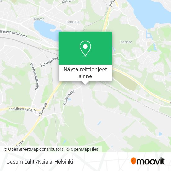 Gasum Lahti/Kujala kartta