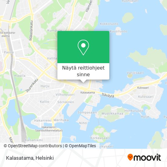 Kuinka päästä kohteeseen Kalasatama paikassa Helsinki kulkuvälineellä  Bussi, Metro tai Juna?