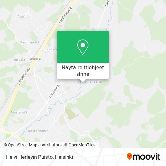 Helvi Herlevin Puisto kartta