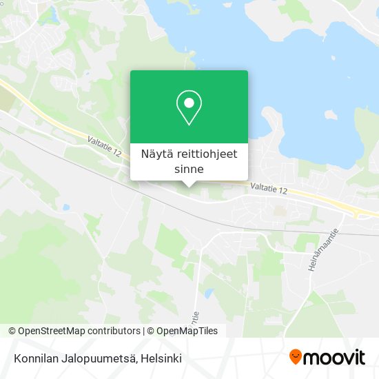 Konnilan Jalopuumetsä kartta