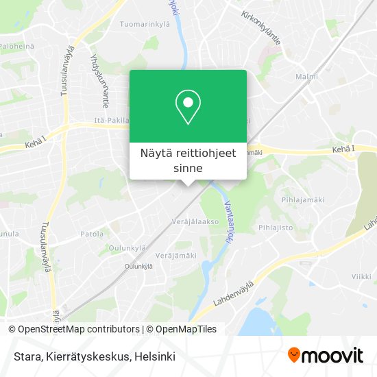 Stara, Kierrätyskeskus kartta