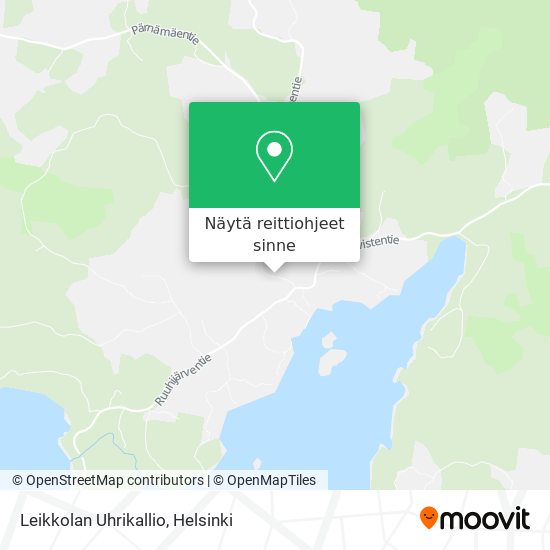 Leikkolan Uhrikallio kartta