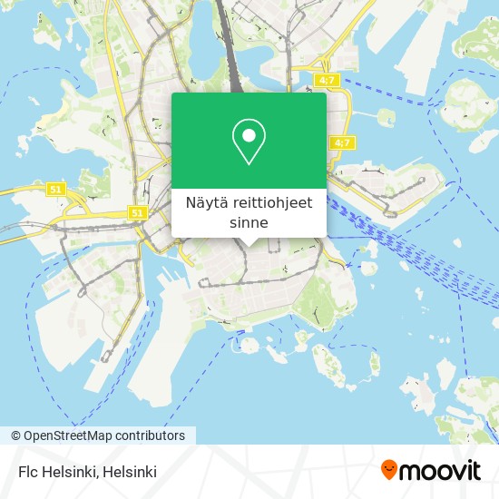 Flc Helsinki kartta