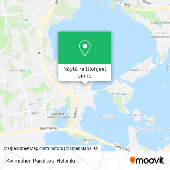 Kivimiehen Päiväkoti kartta