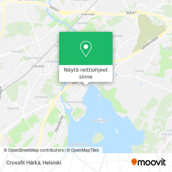 Crossfit Härkä kartta
